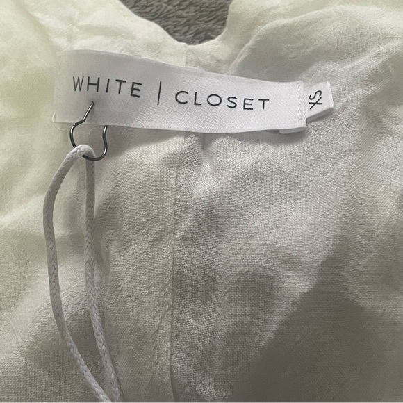 White Closet striped wrap dress size XS new with tags - Picture 5 of 10